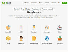 Tablet Screenshot of bdtask.com